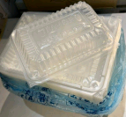 PLASTIC BOX PP2 Tage 600oz 100pcs pack Sale