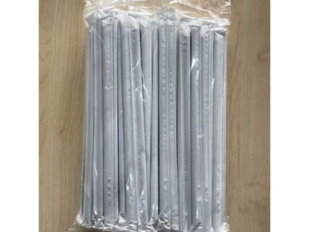 STRAW PAPER WITH WRAPING 6mm x 8   100pcs pack Online now