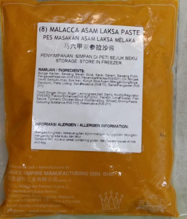 MALACCA ASAM LAKSA PASTE Nyolike Cheap