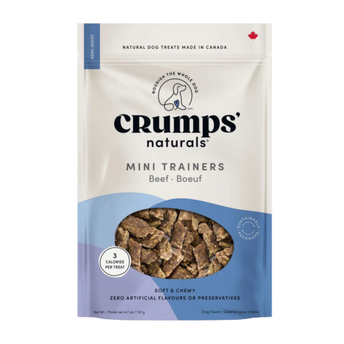 Crumps Soft and Chewy Mini Trainers - Beef 300g Fashion