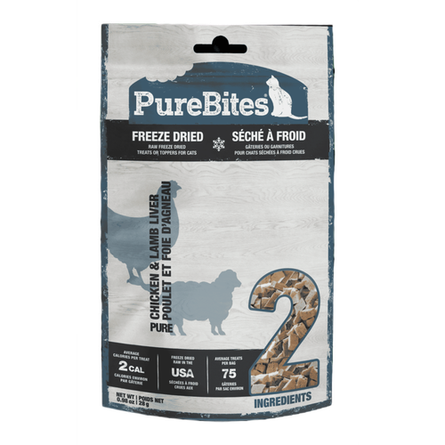 Pure Bites Freeze Dried Cat Treats- Chicken & Lamb 28GS Fashion