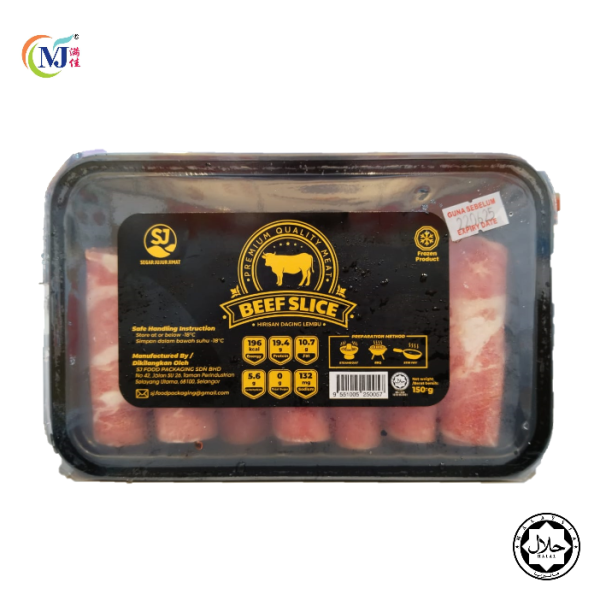 BEEF SLICE ROLL Steamboat 10pcs150g pack Australian HALAL Discount