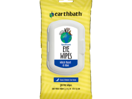 Earthbath Hypoallergenic Eye Wipes 30ct on Sale