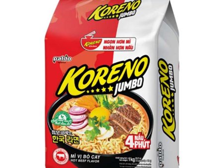 Koreno Noodle Jumbo Bag Hot Beef Flavor 1kg bag Sale