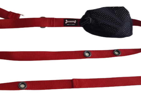 Smoochy Poochy Hands Free Leash - Red For Discount