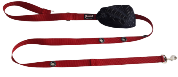 Smoochy Poochy Hands Free Leash - Red For Discount