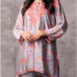 Poly-Silk Hand-Embroided Tunic Fashion