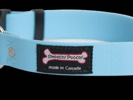 Smoochy Poochy Adjustable Polyvinyl Clip Collar - Turquoise For Discount