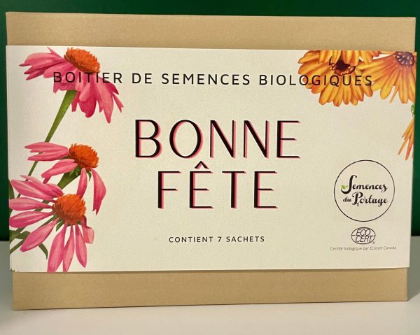 Boîtier de semences  Bonne fête  biologiques on Sale