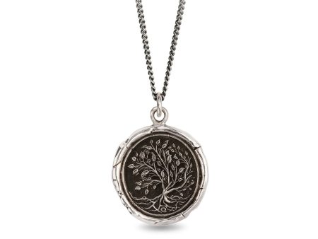 Tree of Life - Silver Talisman Pyrrha Discount