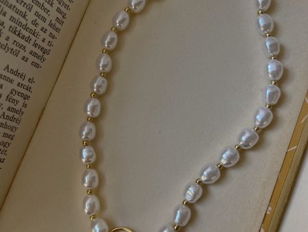 Baroque Faux Pearl Necklace Online Sale