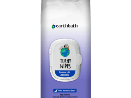 Earthbath Tushy Wipes for Pets 100ct Fashion