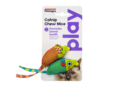 Outward Hound Catnip Chew Mice x2 Supply