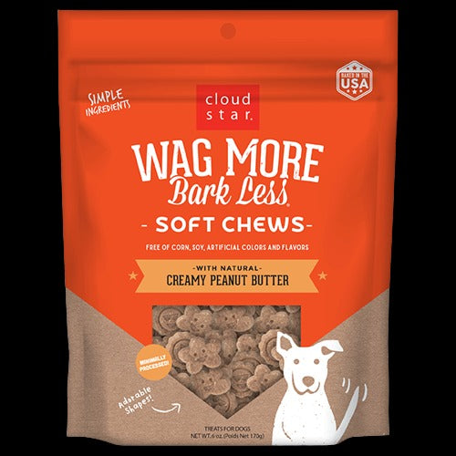 Cloud Star Wag More Bark Less Soft Peanut Butter 6OZ For Cheap