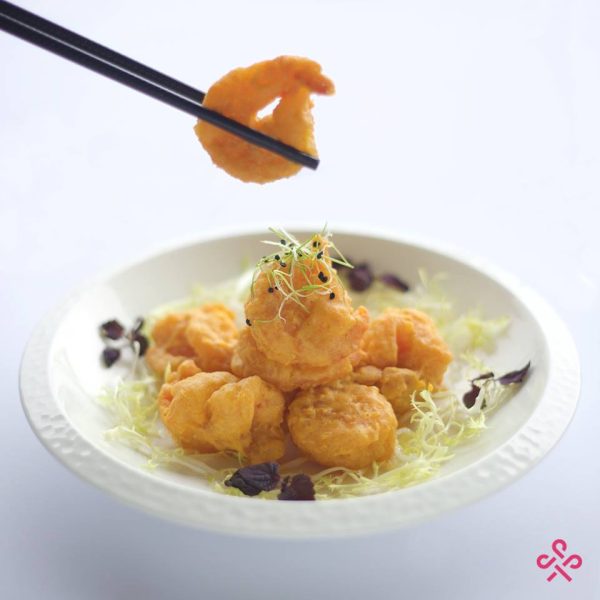 Deep-fried Prawns with Salted Egg Yolk 金粉虾球 Supply