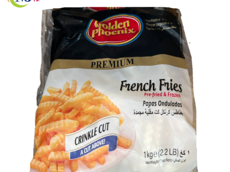 FRIES CRINCLE CUT GP USA 1kg PK Hot on Sale