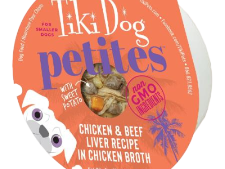 Tiki Dog Petites Chicken & Beef Liver Wet Dog Food Online Hot Sale