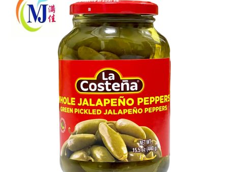 JALAPENO PEPPERS Whole La Costena 440g bottle Online