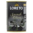 BLACK OLIVE Pitted Loreto 400g tin Online Sale