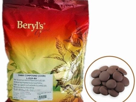 CHOCOLATE COIN Compound DARK 1kg pack For Sale