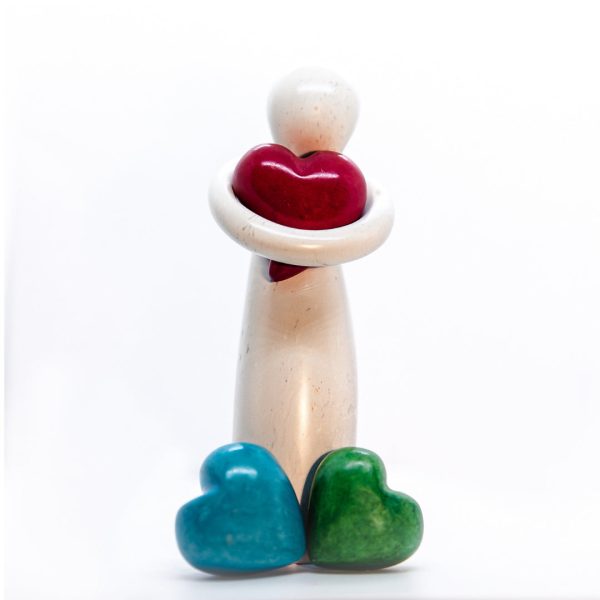 Love for Humanity Soapstone Carving Hot on Sale