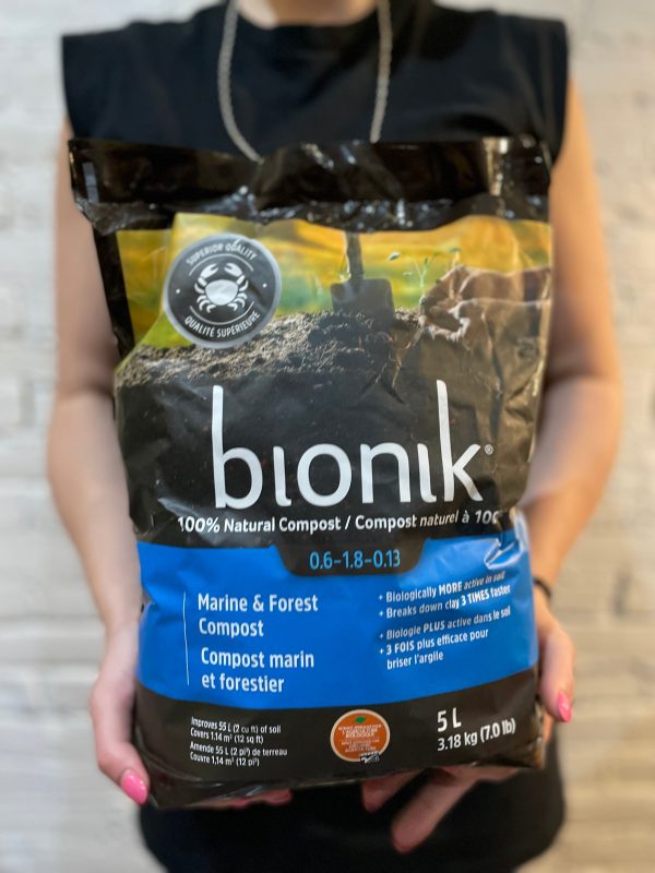 Bionik Compost marin et forestier 5 L For Sale