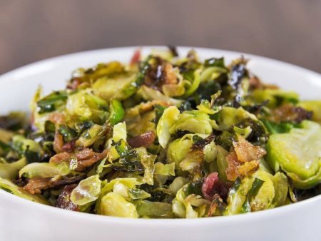 Shaved Brussels Sprouts with Bacon For Sale