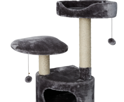 Bud z Cat Tree Condo 3-Tier Gray Supply