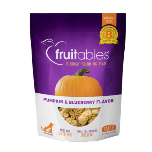 Fruitables Pumpkin & Blueberry Dog Treats 12oz Online now