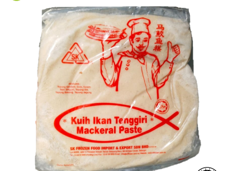 FISH PASTE TENGGIRI COOKED Halal800g pk For Sale