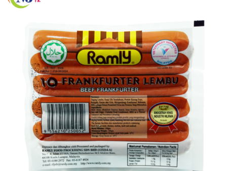 BEEF SAUSAGE RAMLY 10pcs 340g pack Online Hot Sale