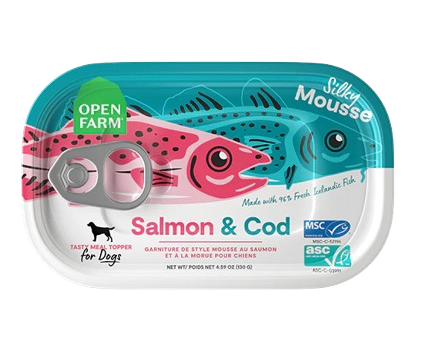 OPEN FARM DOG CAN SILKY MOUSSE SALMON For Discount