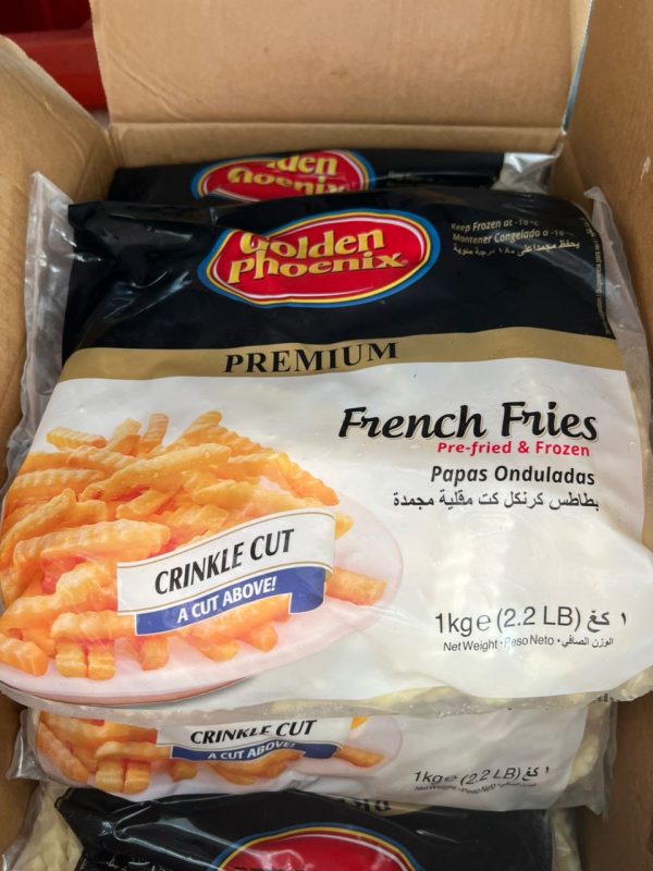 FRIES CRINCLE CUT GP USA 1kg PK Hot on Sale