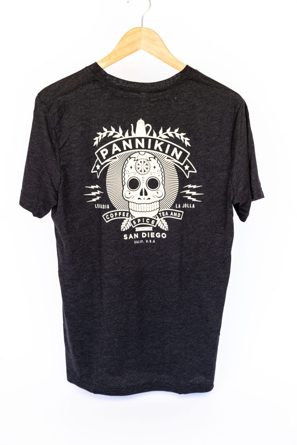 Calavera Tri Blend T-shirt in Charcoal Discount