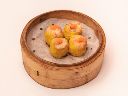 Steamed Shrimp and Pork Dumplings topped with Fish Roe (4pcs) 鱼籽烧卖皇 Discount