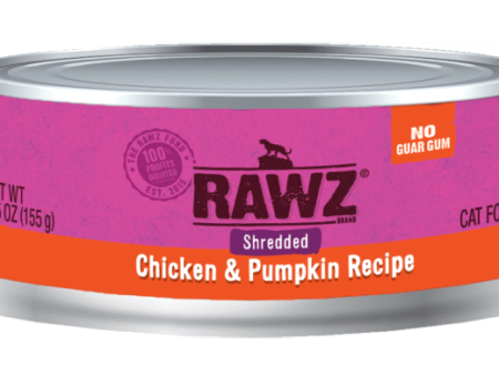 Rawz Chicken & Pumpkin Shredded 156g For Sale