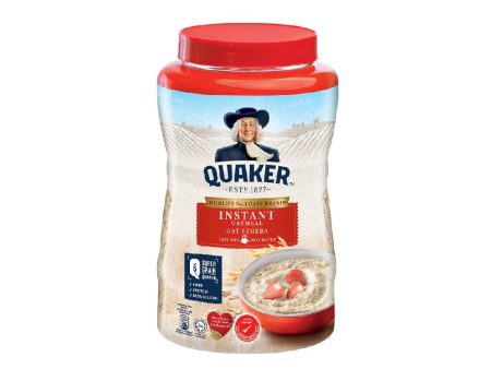 OATMEAL INSTANT Quaker 1877 Red Bottle 1kg tub Cheap