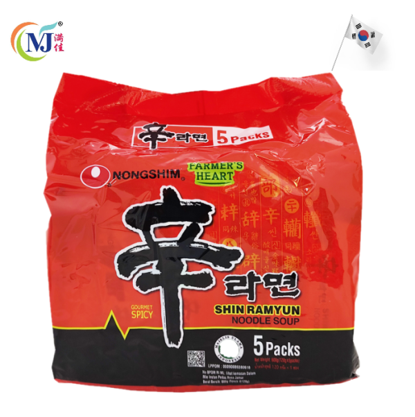 SHIN RAMYUN Noodles SPICY Korean 5no120g pk For Cheap