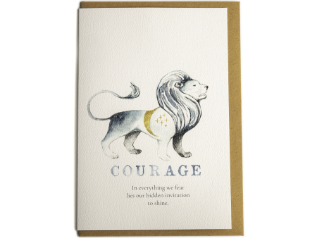 Courage  - Greeting Card Online now