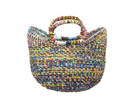 Small Recycled Bolga Basket Online Sale