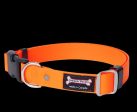 Smoochy Poochy Adjustable Polyvinyl Clip Collar - Orange Online Sale