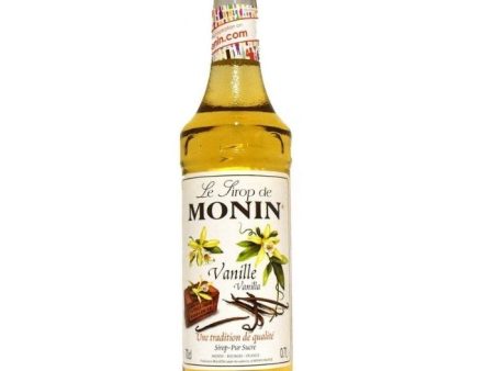 MONIN Vanilla Syrup 700ml bottle Fashion