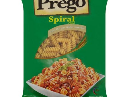 FUSILLI Spiral PASTA Prego 500g pack For Sale