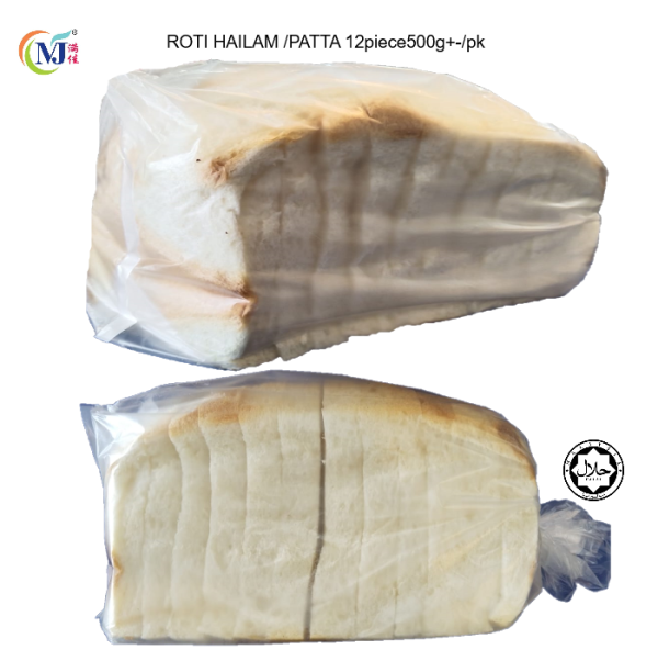 ROTI HAILAM   PATTA Cut Thick 12piece500g+- pack Fashion