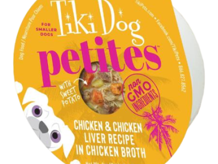 Tiki Dog Petites Chicken & Liver Wet Dog Food Fashion