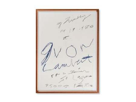 PRINT (1980) by Cy Twombly on Sale