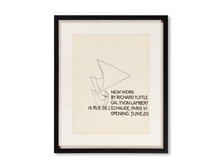 PRINT (1972) by Richard Tuttle Online Hot Sale